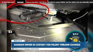 Traffic stop leads to arrest for child support warrant and felony firearms charges