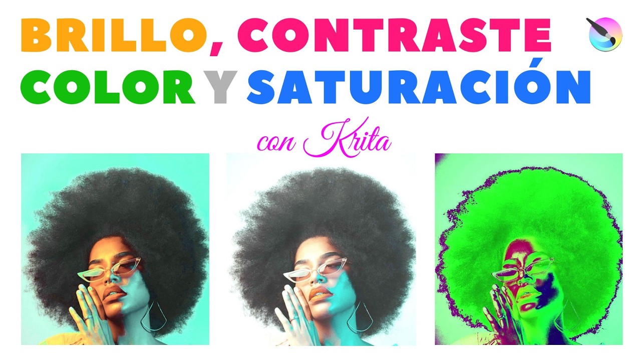 Cómo Cambiar Brillo, Saturación y Color de una Foto con Crita: Manipular el Contraste con Krita