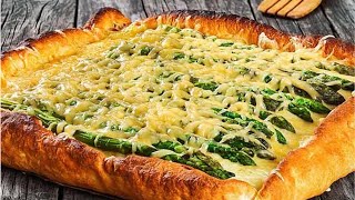 ПРОСТО И ВКУСНО! ПИРОГ за 20 МИНУТ! Невероятно Вкусный Пирог со спаржей и колбасой!