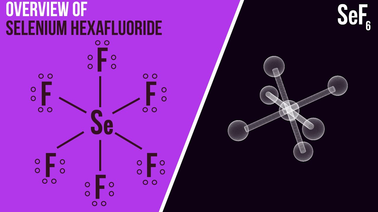 Selenium Hexafluoride Lewis Dot Structure Molecular Geometry And