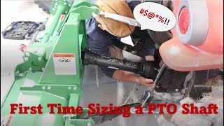 TNT #172:  First Time Sizing a PTO Shaft for the RK25