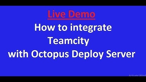 Teamcity integration with Octopus Deploy Server