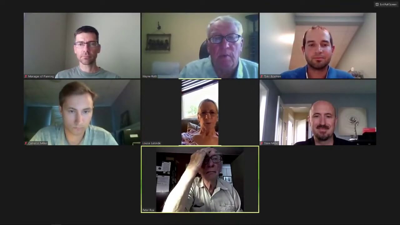 Township of Wilmot Committee of Adjustment Meeting July 29, 2020