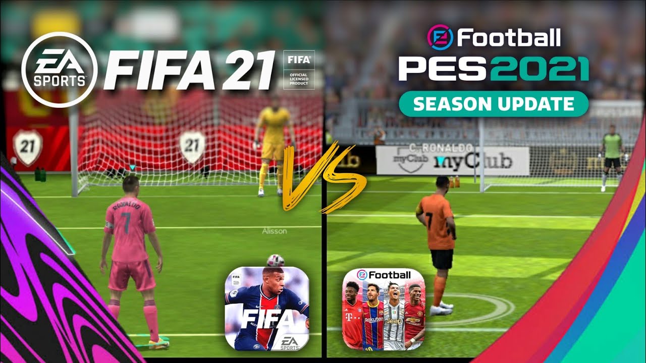 ALLSTARS PRODUCTION on X: PES 2021 Mobile VS FIFA 21 Mobile - GRAPHICS  COMPARISON (Android/iOS)   /  X