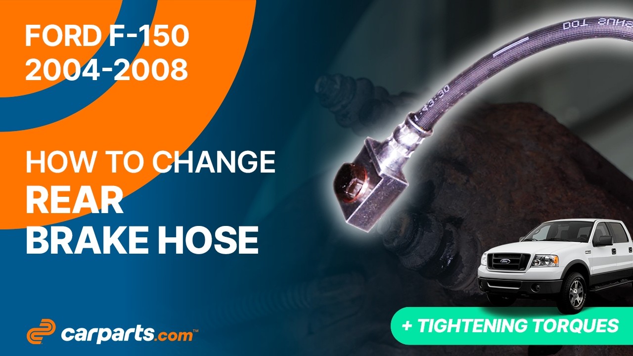 How to replace the Rear Brake Hose 2004 - 2008 Ford F-150 🚗