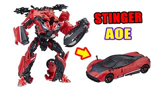 Transformers Toys | STINGER Age of Extinction | Convert Robot to Car Mode