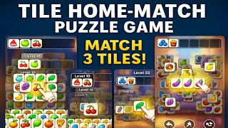 Tile Home – Match Puzzle Game 🧩🌈 | Colorful Match-3 Gameplay (Android) screenshot 3