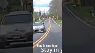 Dumb drivers with zero lane discipline 😒  #baddrivers #dashcam  #drivingfails