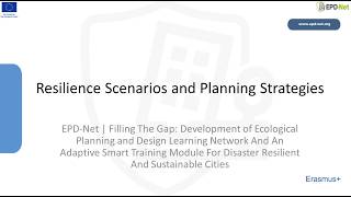 4503 - Resilience Scenarios and Planning Strategies