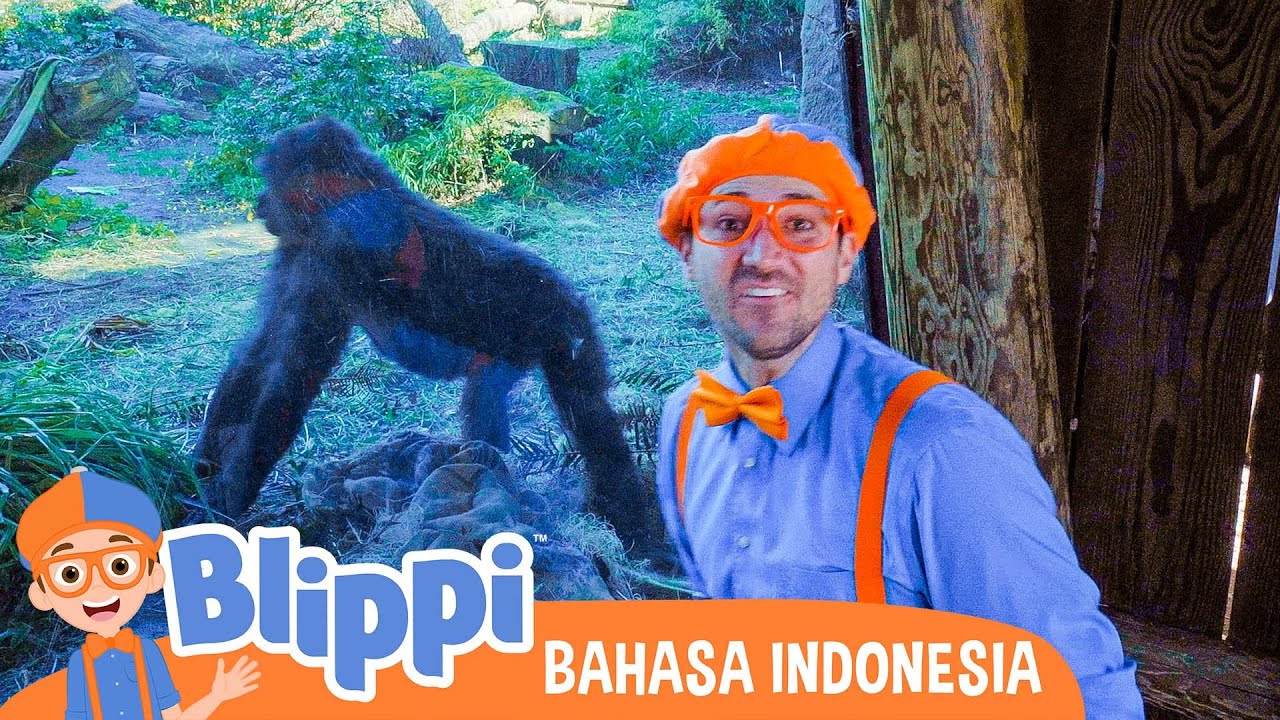 Blippi di Kebun Binatang - Memberi Makan Hewan | Blippi Bahasa