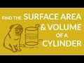Cylinder Surface Area and Volume Quiz