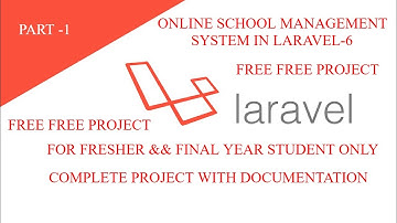 Online School Management System in laravel Part-1