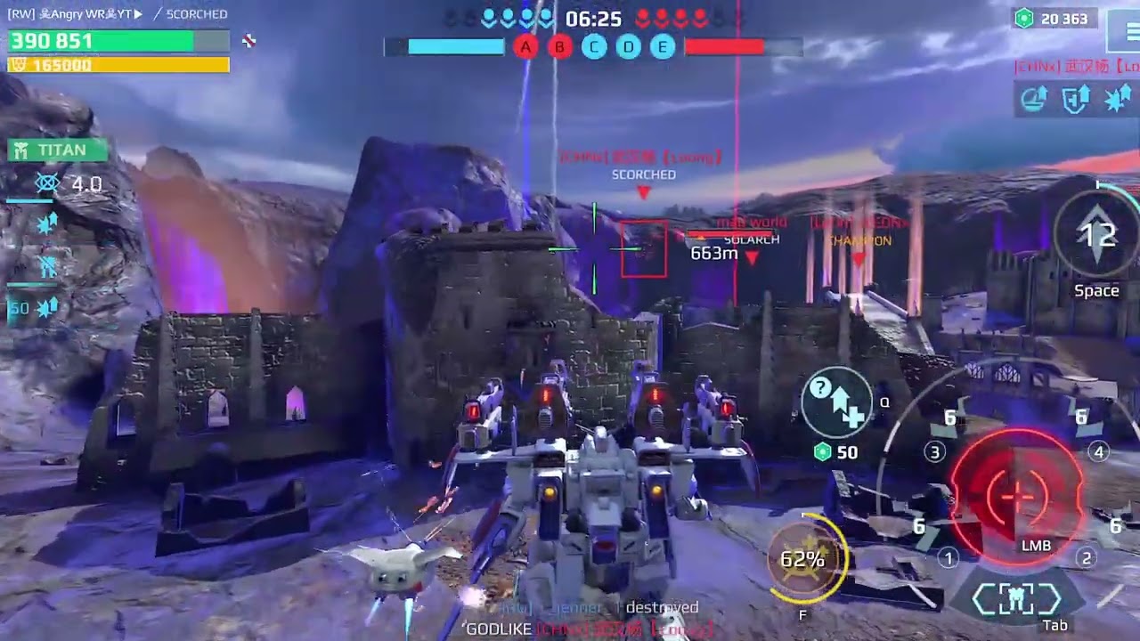 Sword Unit + Atlas Titan DESTROY Multiple Titans | War Robots Domination