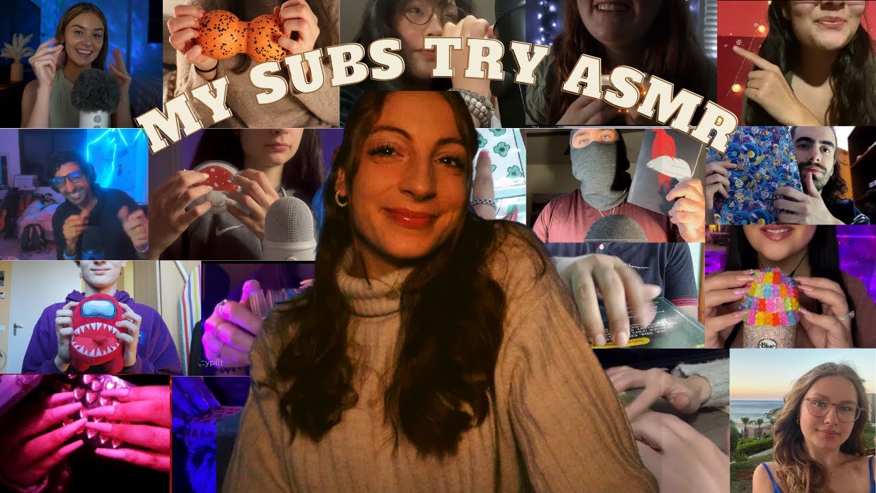 My Subscribers Do ASMR (you guys are absolutely amazing omg)💗