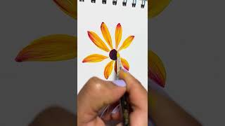 Easy flower painting technique for beginners #easypainting #beginnerarttips #art #artinstruction