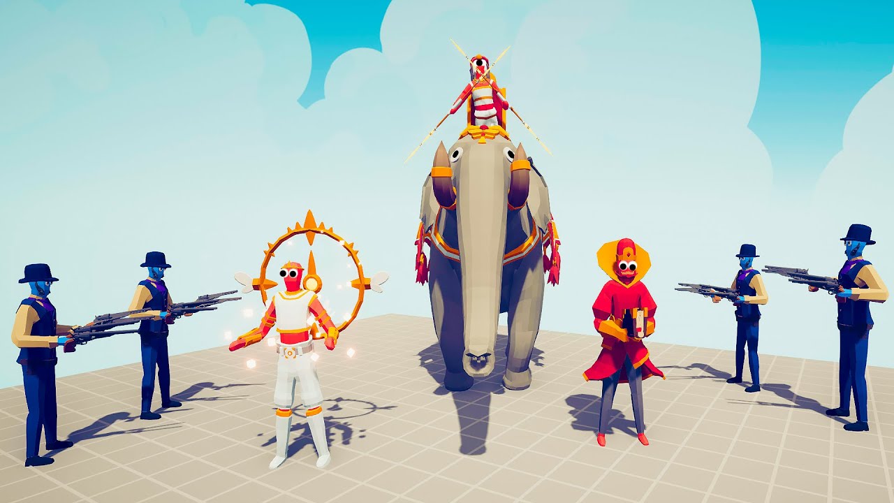Trio of Gods  vs Units! Totally Accurate Battle Simulator. TABS
