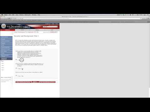 How to fill in your ds-160 form when applying for a non-immigrant visa.