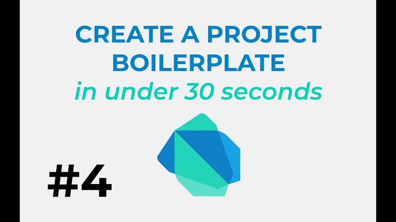 Learn Dart #4: Create a project boilerplate in under 30 seconds - YouTube