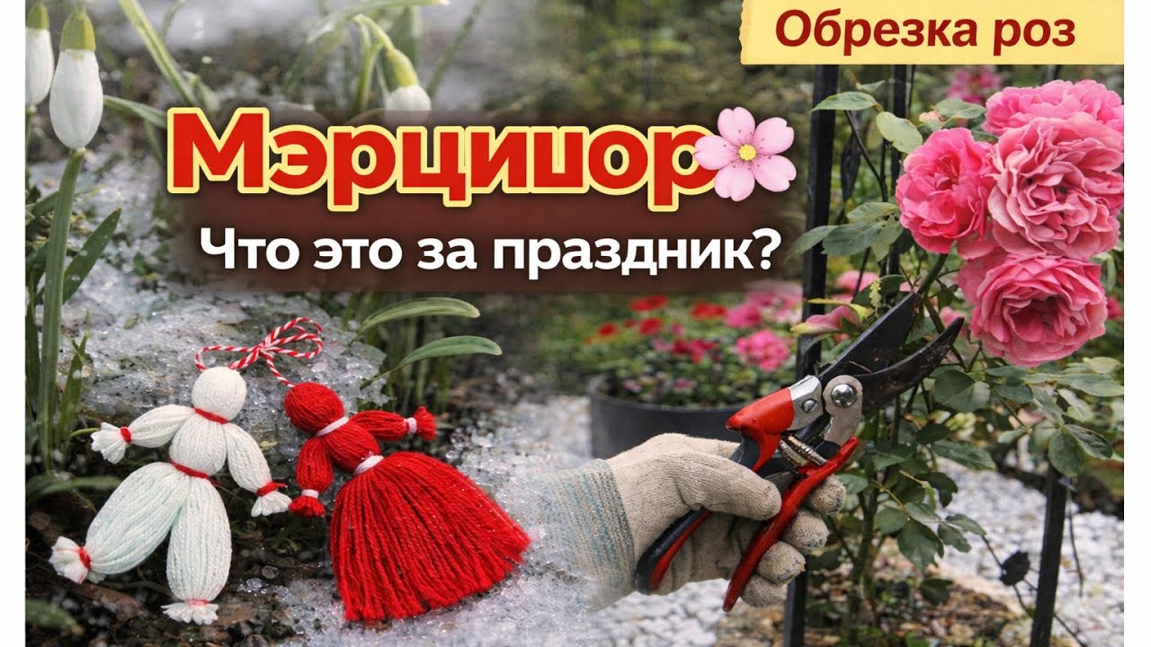 Мэрцишор — что это за праздник? 🌸 🇲🇩Первый день весны и обрезка роз🌹