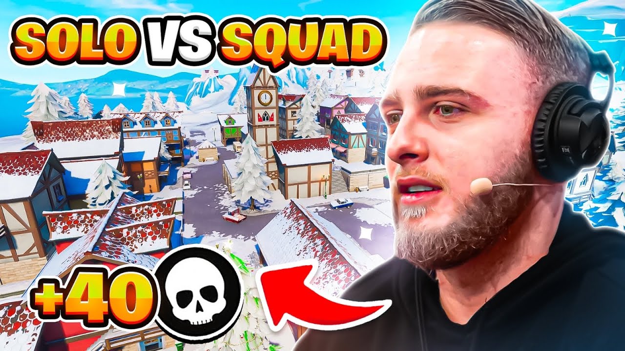 Je fais mon record de kills en SOLO SQUAD sur la SAISON 7 du CHAPITRE 1 ! (+40 kills)