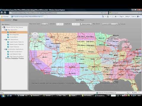 TWaver Flex GIS Demo