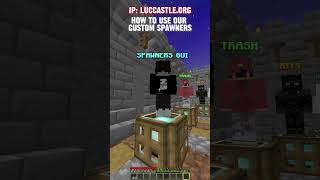 Celebrity How To Use Our Custom Spawners Plug-in On LucCastle.org #shorts #viral #minecraft #minecraftpvp Profile