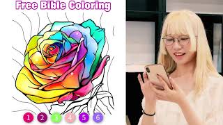 Bible Paint By Number Game screenshot 1