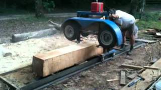 Milling some ash.