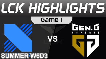 DRX vs GEN Highlights Game 1 LCK Summer Season 2023 W6D3 DRX vs Gen G by Onivia