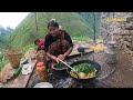 This is the daily chores of mountain life  lajimbudha 
