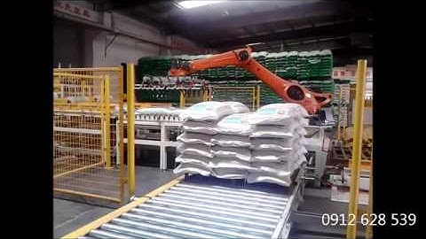 Robot bốc xếp hàng hóa bao đường - 0912 628 539