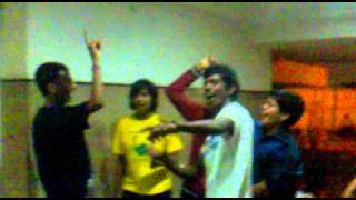 Me, Prathyusha , Amit , Monu , Dancing On The Beats Of D.j