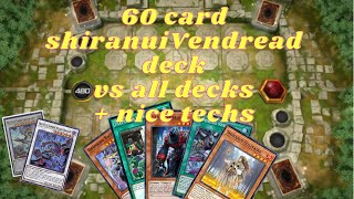 60-card Shiranui+Vendread hybrid deck vs different Decks! | Yu-Gi-Oh! Master Duel