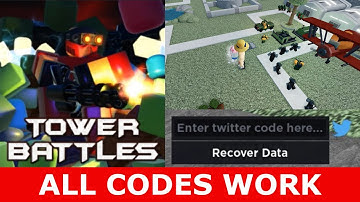 *ALL CODES WORK* Tower Battles ROBLOX | 14 September 2022