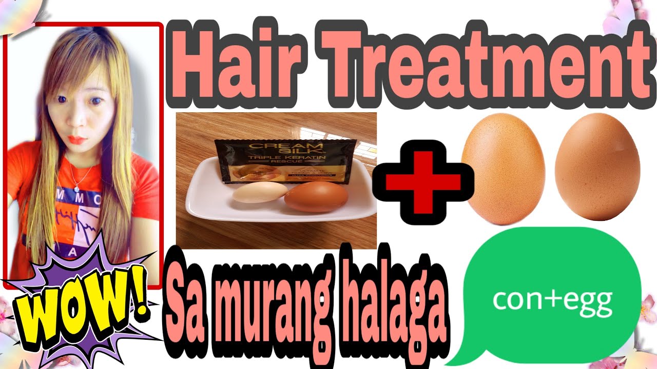 DIY HAIR TREAMENT EGG+CONDITIONER YouTube