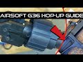 Airsoft G36 AEG Hop-Up Removal And Disassembly (Airsoft Tutorial/Guide)