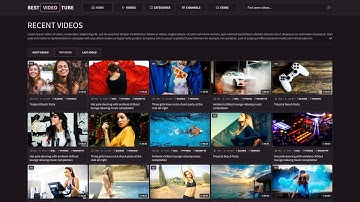 Video Website Template 14 - Color Scheme 10 [LIMITED EDITION]