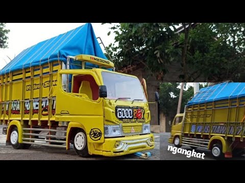 Miniatur truk  canter  GOOD BOY bawa cabe  jam mepet sam 