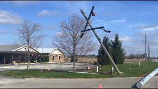 Crews work to restore power following severe storms