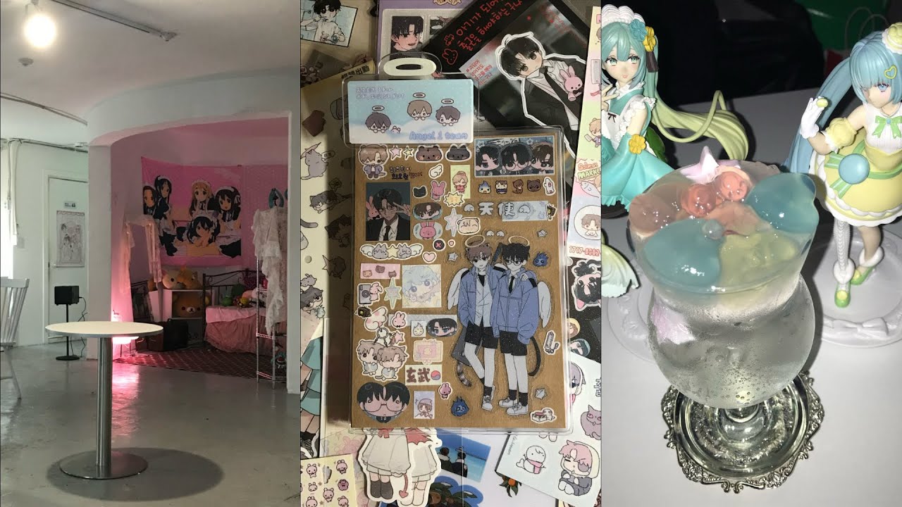 다꾸하고 하이디라오 먹고 굿즈샵 투어하는 브이로그 | 다이어리 꾸미기, 다꾸, 오타쿠 브이로그, 대구 굿즈샵, 쿠지, 가챠깡, 하이디라오