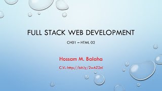 HMB | FSWD | CH01 | HTML 02