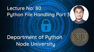 Python File Handling Part 03 in Urdu/Hindi | Node University By Izhar Ul Haq