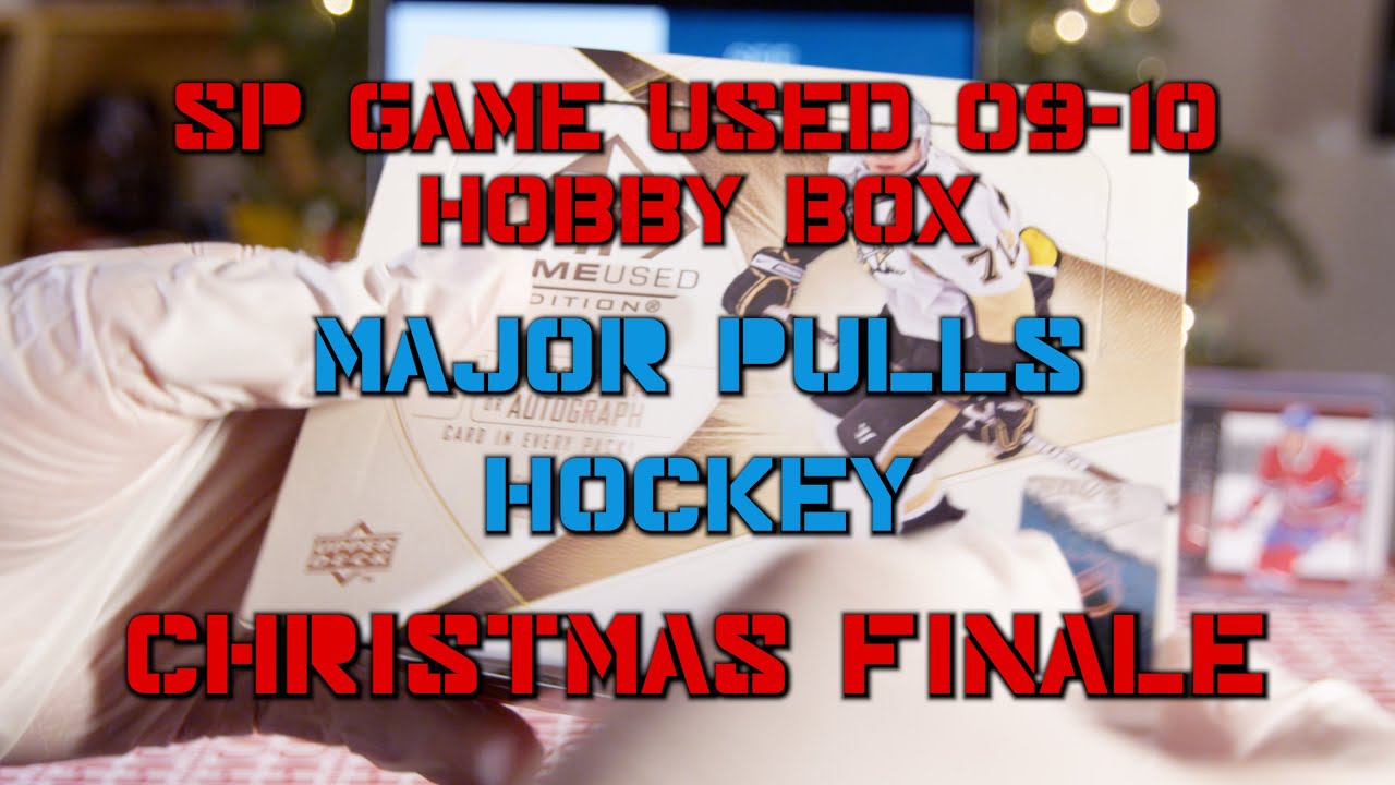A DREAM COME TRUE!!! 09-10 SP GAME USED HOCKEY HOBBY BOX BREAK - X-mas Mega-Box Opening Part 4