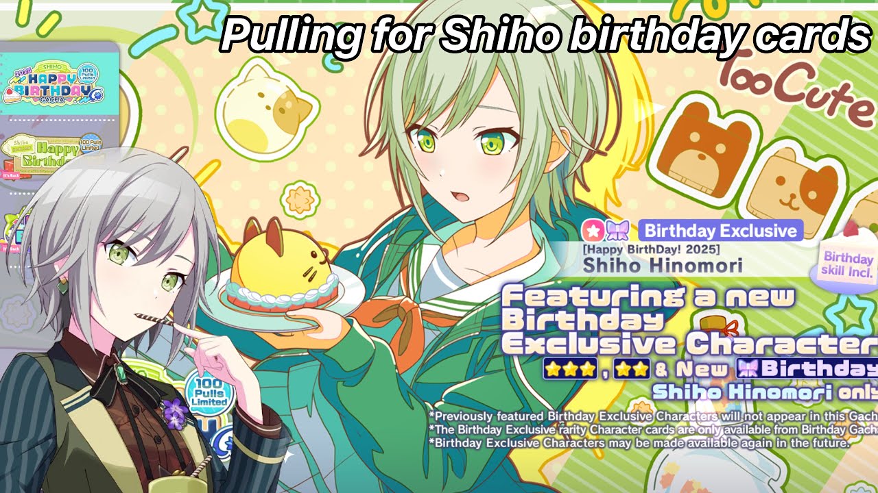 Pulling for Shiho’s birthday gacha (30k crystals) | Project Sekai