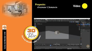 animar cámara siguiendo objeto, Blender