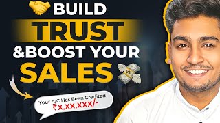 Build Trust & Boost Sales: How to Establish Trust in Your Market || @sid_upadhyay