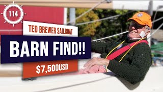 $7,500USD Ted Brewer Yawl  Nimble 24 sailboat for sale #sailboattour #captainq