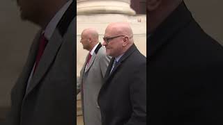 Ex-New Haven police chief arrives at court for arraignment
