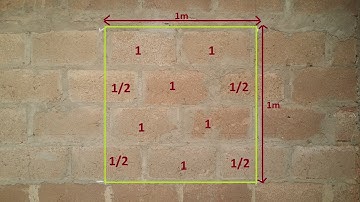 How to estimate number of blocks required for wall construction