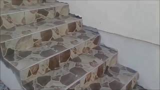 Köy Evi Merdivenleri Seramik Yapımı